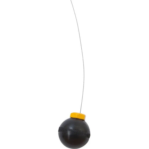 Heavy Duty Woodturning Lathe Wire Burner Set 18 Inch Friction Detailing Tool with black ball and yellow cap for precise carving.