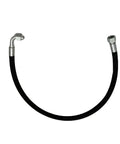 Top Shelf Replacement Hose For Screw Air Compressor Part 19019538 black air line tubing with metal fittings, designed for direct fit.