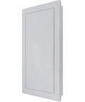 Rock Solid White Abs Plastic Access Panel With Six By Twelve Inch Cut Out For Drywall Wall And Ceiling Patch, sleek design