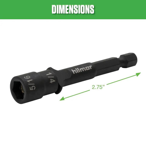 2.75 Inch Reversible Magnetic Nut Driver Set 3 Pack From One Sixteenth Inch To Five Sixteenth Inch Sizes Alloy Steel Switchbits