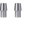 2 Pack 3/4 Inch Left Hand Thread Chromoly Heim Rod End Joint Kit Including Spacers For Steering And Suspension System Restoration On Your Daily Driver Or Custom Build - matching spacers viewed from the side.