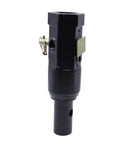 Heavy Duty 2 Inch Female Hex To 2 Inch Male Round Auger Shaft Adapter For Drill Attachments Converts Hex To Round Bolt Pin Compatible 12 Inch Long 17 Pound Construction