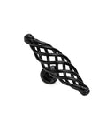 6 Pack Black Birdcage Cabinet Hardware Pull Handles Measuring 3.93 Inches In Length, 1.22 Inches Wide, Projection 2.12 Inches