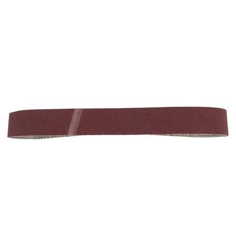 Kickass Aluminum Oxide Sanding Belts 10 Pack 320 Grit Heavy Duty Abrasive Bands For Woodworking Furniture Sanding And Polishing Machines Durable Resin Cloth Grinding Strips, single belt view, 915x50mm.