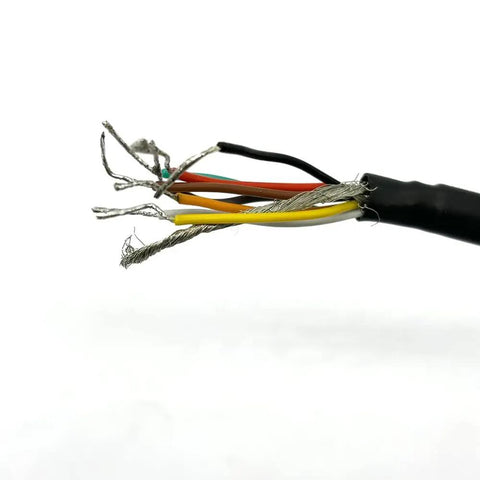 Wires of 60mm Outer Diameter Hollow Shaft Rotary Encoder 5V DC Line Drive Output 1000 Pulses Per Revolution exposed