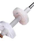 Heavy Duty Lathe Buffing System Packing A Punch With Fast Two Step Polish Action And Morse Taper Mandrel for smooth polishing with dual buffs.
