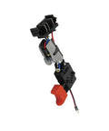 Straight Drop In Drill Switch Assembly For Porter Cable PCC620B PCC620LB Trigger Kit. Durable plastic switch module with wires.