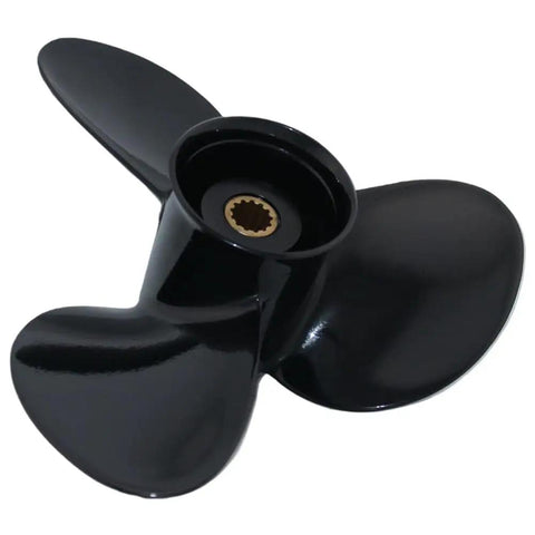 13x11 Aluminum Boat Propeller For BRP Johnson Evinrude OMC Stern Drive E TEC 40 To 75 HP Right Hand Rotation 13 Spline 3 Blade Replacement With Durable Coated Finish For Fast Acceleration And Top Speed