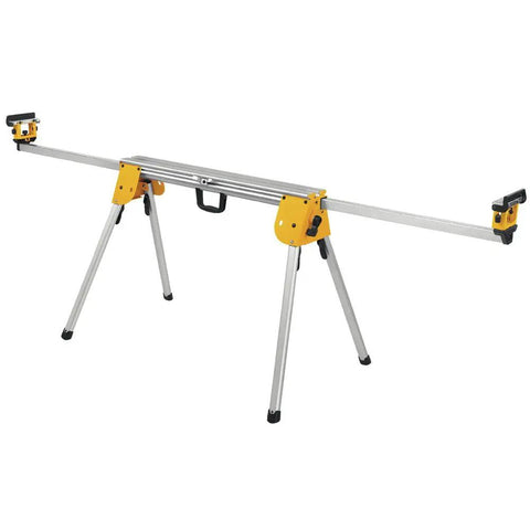 Workhorse Miter Saw Stand With 40 Inch Beam Extends To Support Up To 10 Feet Of Material And 500 Pounds Universal Fit For All Brands Lightweight Aluminum Build For Easy Transport To The Jobsite