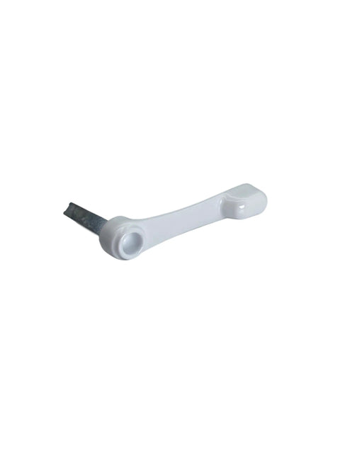 Sliding Patio Door Latch Lever White Thumbturn Replacement for Patio Door Hardware Easy Fit on Standard Aluminum Doors