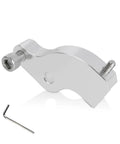 EZ Shift Neutral Gear Assist For Harley M8 Touring And Softail Bikes With Easy Mount Bracket silver aluminum part and tool
