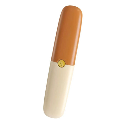 Stainless Steel Fruit Peeler Knife For Kitchen And Camping Use with orange handle cover, multi function design.