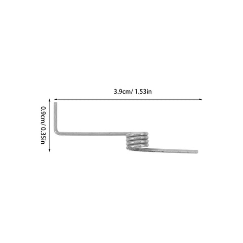 Sturdy Trash Can Lid Repair Kit With 10 Stainless Steel Torsion Springs For Easy Bin Fix Upgrade Featuring 6mm Outer Diameter And Strong Replacement Performance, 3.9cm x 0.9cm