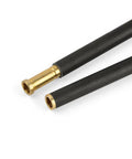 Brass Arrow Inserts 6.2mm .244 ID For Carbon Arrows With 8-32 Thread 50 100 150 Grain, precision machined weight system close-up