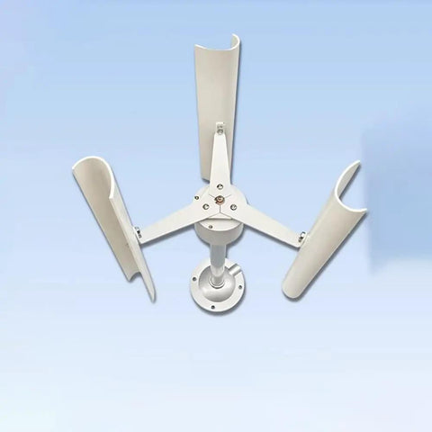 Vertical Axis Wind Turbine Kit With Three Phase Permanent Magnet Generator For Home DIY Wind Power Model PVC Blades