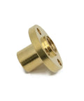 Brass nut with four fixing holes for 400mm 8mm T8 Lead Screw TR8x2 Acme Thread 2mm Pitch Z-axis on 3D printers and CNC machines.