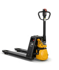 Heavy Duty Amarite Electric Pallet Jack With 4400 Lbs Capacity For Moving Heavy Goods Fast, Lithium Powered Forklift Truck With 48v Battery, Osha Compliant Electromagnetic Brake, side view.