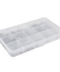 Stainless Steel Retaining Ring Kit, 400 Pcs Circlip Assortment For Transmission Shafts And Gears in transparent storage box