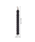 Housoutil 2Pcs Steel Rebar Wire Twisting Hook For Concrete And Fence Work Semi-Automatic Bender Tool with rubber grip, 30cm long.