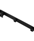 Black Sliding Barn Door Hardware Kit For Cabinets Two Pieces Heavy Duty Metal Rails For Wardrobes And Pet Houses.