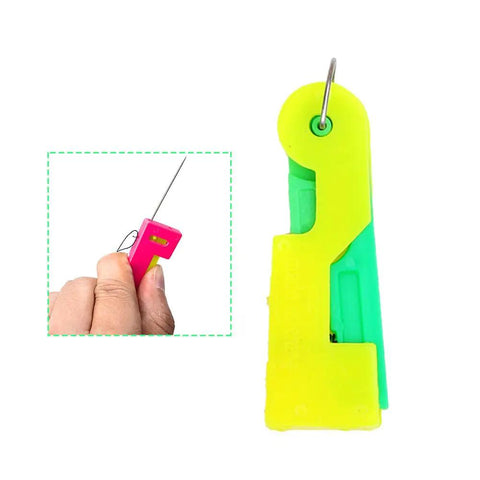 3Pcs Automatic Needle Threader Set For Hand Sewing Easy No Fuss Threading Device For Small Eye Needles Ideal For DIY Embroidery