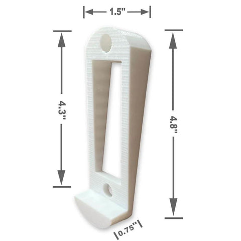 Angled 4 Inch Siding Mount Kit For Arlo Wired Video Doorbell Cedar Siding Aluminum Vinyl Hardi Board Wedge Design