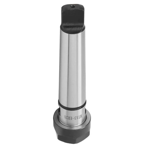 Premium Morse Taper Collet Chuck Holder With Tight 0.0005in Runout For Crazy Precise CNC Milling And Lathe Work Using ER16 ER20 ER25 Hardened Carbon Steel tool holder with MT3 shank.