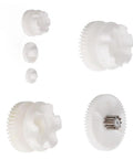 Plastic Gear Set For RS550 And RS390 Motors, Replacement Parts For Electric Ride On Toys, showing large and small gears