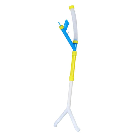 Handy Manual Fertilizer Spreader For Farm Use Time Saving Press Type Tool, 90 cm PVC device for corn and vegetables