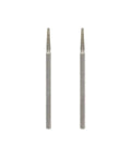 Diamond Flat Head Engraving Bits Set Two Pack 2.0mm Diamond Coated Points for precision engraving and carving tools