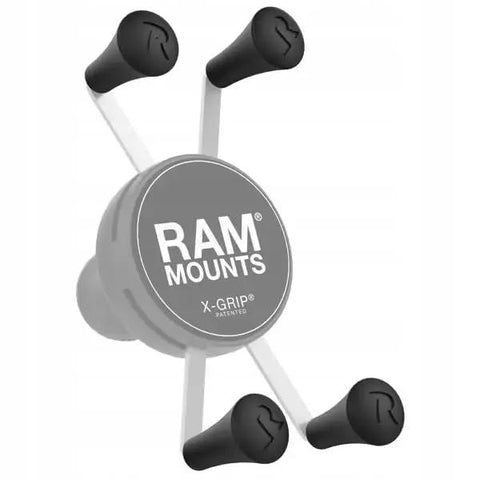 X Grip Replacement Rubber End Caps Set Of Four For Smartphone And Tablet Mounts attached to RAM Mounts X-Grip.