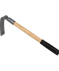 Heavy Duty Garden Hoe With Long Wooden Handle, Thick Steel Blade, Anti Skid Grip, Easy To Use Weeding Tool for gardens and lawns