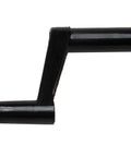 Black Plastic Window Crank Handle For RV Windows 1-3/8 Inch Shaft Replacement Part With Bolt Included Pack Of 1 Durable Easy Install
