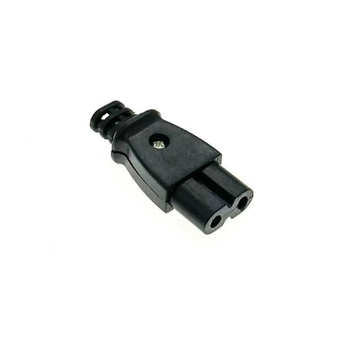 Five Pack C8 Male Power Socket With C7 Female Plug Outlet Connector built with durable plastic for reliable use on job sites.