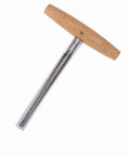 Stainless Steel Violin Peg Reamer With Wooden Handle Pro Grade Anti Rust Luthier Tool For 3 4 Violins