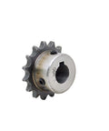 Thirty Five Chain Drive Sprocket Wheel With Fourteen Teeth For Three Eighths Inch Pitch And Thirty Five H Roller Chain In A3 Steel Bore Options Ten