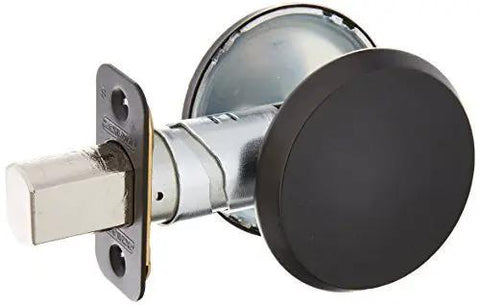 Kickass Heavy Duty Deadbolt Entry Lock For Front Or Back Doors Dang Solid Matte Black Finish Non Keyed One Side Residential Security No Frills Easy Install