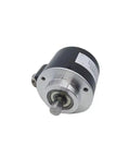 Rugged 58mm Optical Incremental Encoder With 5 Vdc Line Driver And 1000 Ppr, IP65 Waterproof, Stainless Steel Shaft, Mechanical Rotary Encoder For Industrial Control Systems And Tough Environments front view