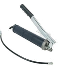 Two Pack Lever Action Grease Gun Set Heavy Duty 10000 PSI With 18 Inch Whip Hose Aluminum Cast Head