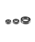 26 Piece Sealed Bearing Upgrade Kit For 1 To 10 RC Cars Fits Typhon Rock And BLX Models Easy To Install Durable Bearings, three sizes displayed