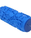 5 Inch Paint Coating Roller Tool For Wall Decoration And Monochrome Design Application Features a vibrant blue textured roller.