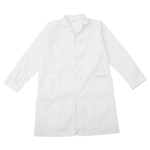 Men's Dope White Lab Coat Doctor Costume For Adults Premium Cotton Medical Coat Pro Grade Look For Medical Pros And Students
