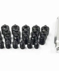25 Piece Hole Transfer Screw Set For Quick No Brainer Accurate Hole Mapping With M6 X 1 M8 X 1.25 M10 X 1.5 M12 X 1.75 shown with handle