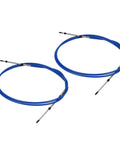 2 Pack 10 Ft Throttle And Shift Control Cable For Outboard Boat Motor Steering Systems 33C Terminals Flexible Routing