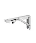 Wall Mount Drop Leaf Table Bracket Stainless Steel Folding Shelf Support for workbenches and indoor projects.