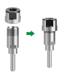 Router Bit Extension Rod Converter Adapter For Woodworking Tools Collet Extension Chuck Engraving Milling Cutter Accessory