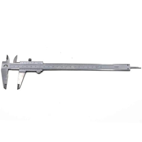 Pro Grade Vernier Caliper In Stainless Steel Hardened Chrome Plated 0 To 8 Inch And 0 To 200 Millimeter Range 0.001 Inch And 0.02 Millimeter Graduation