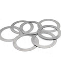 Ultra Thin Stainless Flat Washer Set For Precision Spacing, 0.3mm Axle Bearing Spacers, Fits M35 M48 M50, Pro Grade High Precision, 5 Pack, 42x52mm, All Weather Durable Hardware Washers, stainless flat washers