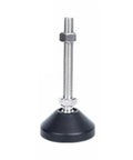 Thread Type Adjustable Leveling Feet with Swivel Base for Furniture Support, fits M8 M10 M12, durable rust resistant