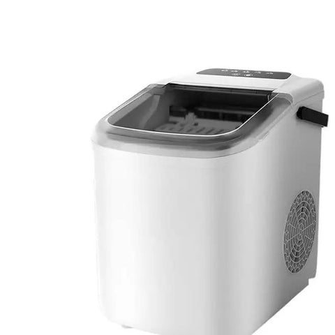Portable Countertop Ice Maker With Carry Handle Quick Bullet Ice For Party Ready Vibes Lightweight Build, compact design.